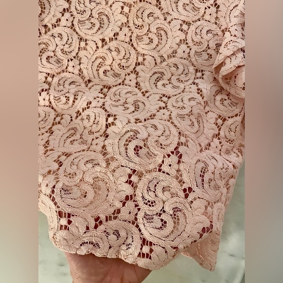 Zara Woman’s Pink Lace Top Small - Picture 13 of 13